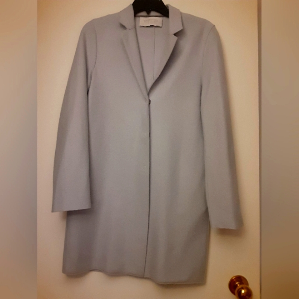 Harris Wharf London Gray Women's Coat. Size IT 40